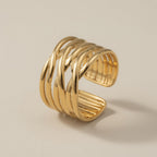 Stainless Steel Adjustable Open Ring