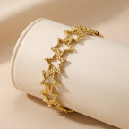 Minimalist Open Cuff Bangle Bracelet