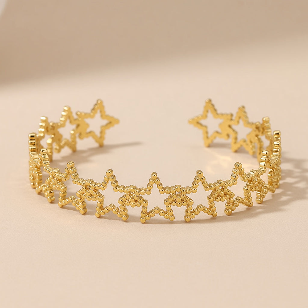 Minimalist Open Cuff Bangle Bracelet