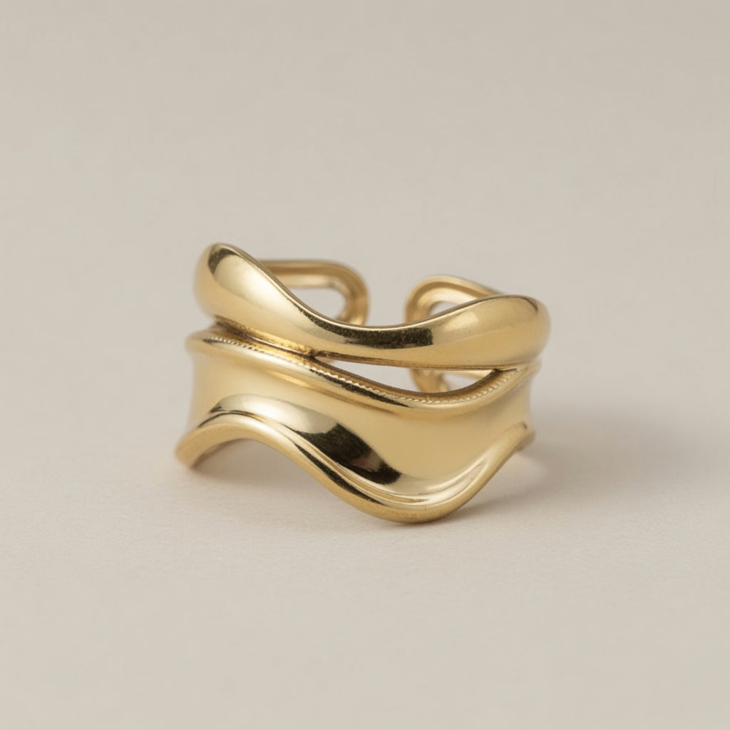 Stainless Steel Adjustable Open Ring