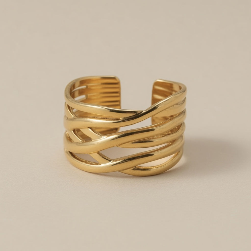 Stainless Steel Adjustable Open Ring