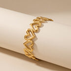 Minimalist Open Cuff Bangle Bracelet