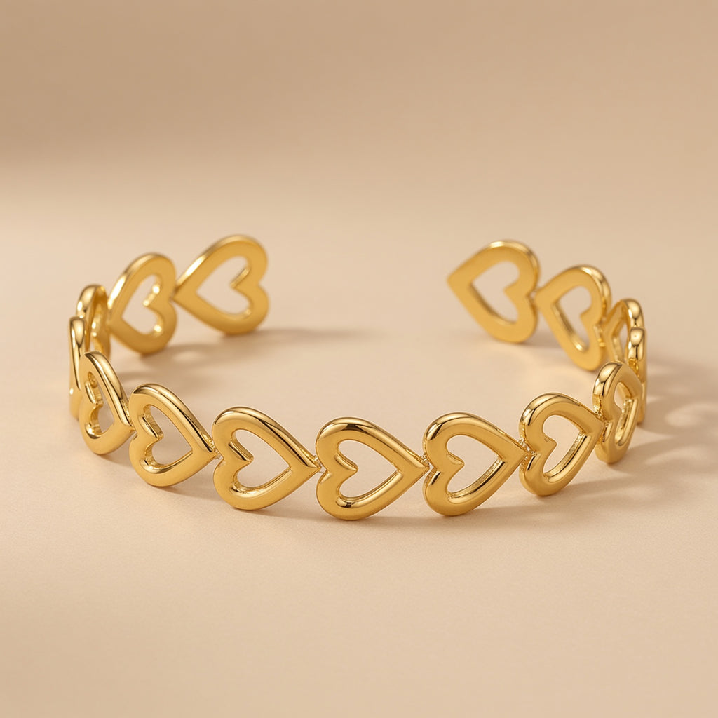 Minimalist Open Cuff Bangle Bracelet