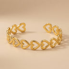 Minimalist Open Cuff Bangle Bracelet